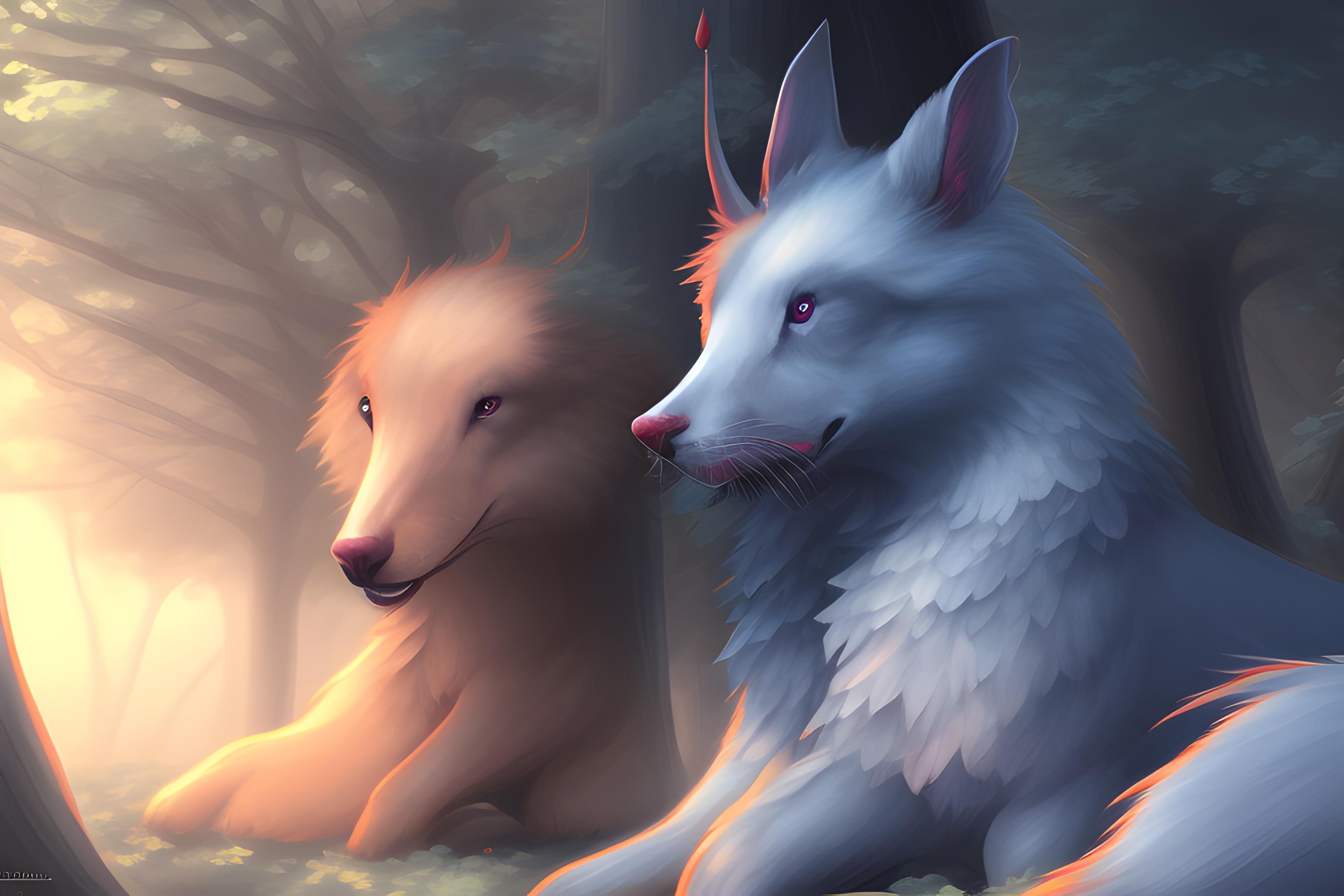 UN PERSONNAGE D'ANIMEE QUI ET DE DOS DE PREFERENCE DANS LA NATURE VOILA
